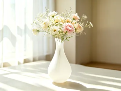 Waterdrop vase, leak-proof