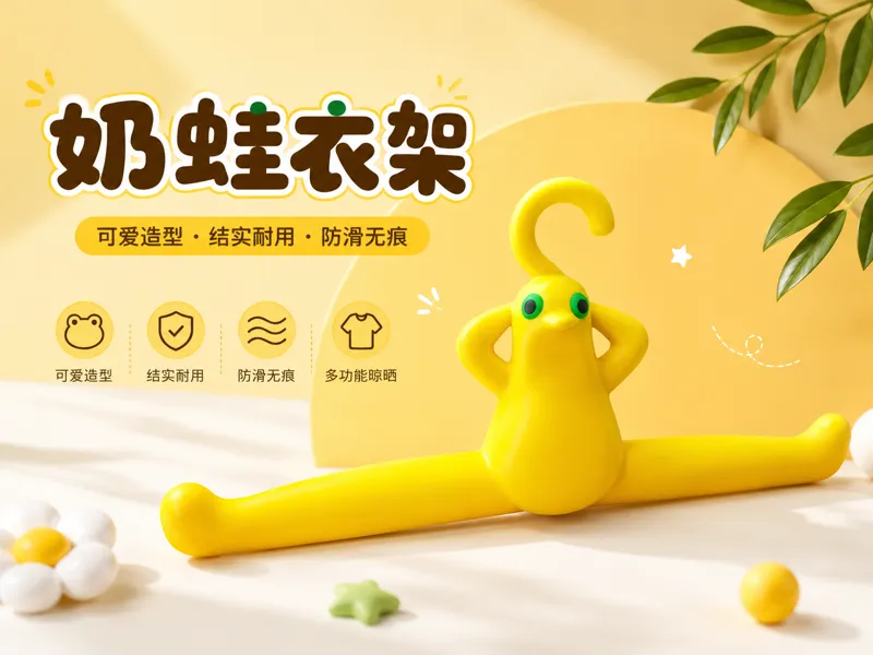 奶蛙衣架