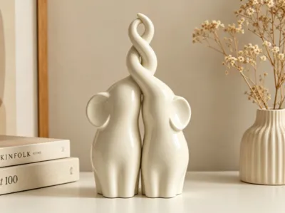 Baby Elephant Figurine