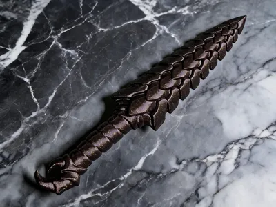 Forged From Ancient Dark Dragon's Remnant Scales