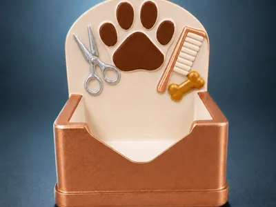 Pet groomer note paper holder