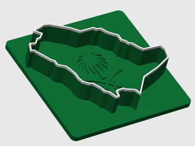 Saudi Arabia - Cookie Cutter