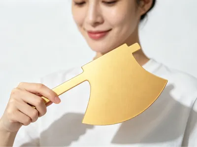 Axe fan personalized unique handheld folding fan
