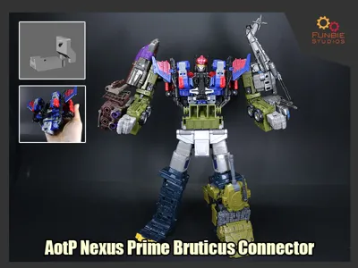 Transformers AotP Nexus Prime Bruticus Connector