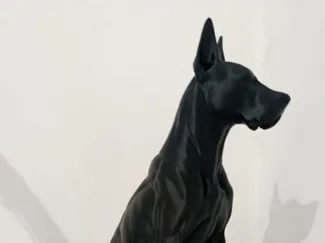 Great Dane dog figure model