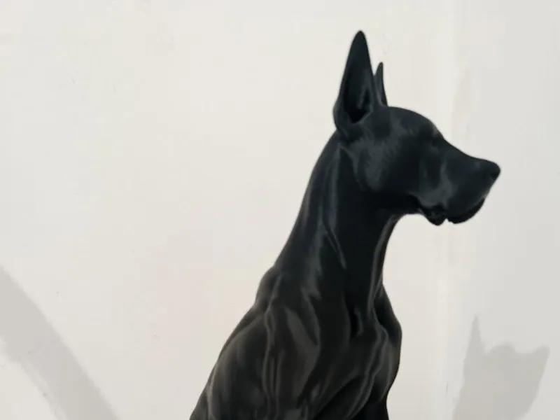 Great Dane dog figure model