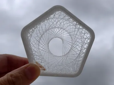 Pentagonal Archimedean Spiral Test Model