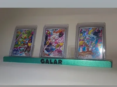 Galar Trio Top Loader Display Stand