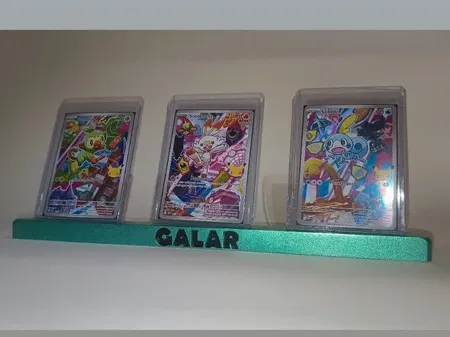 Espositore per top loader trio galar 