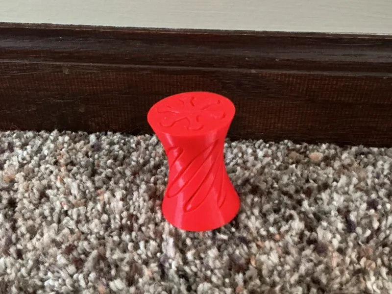 pass thruough fidget hour glass