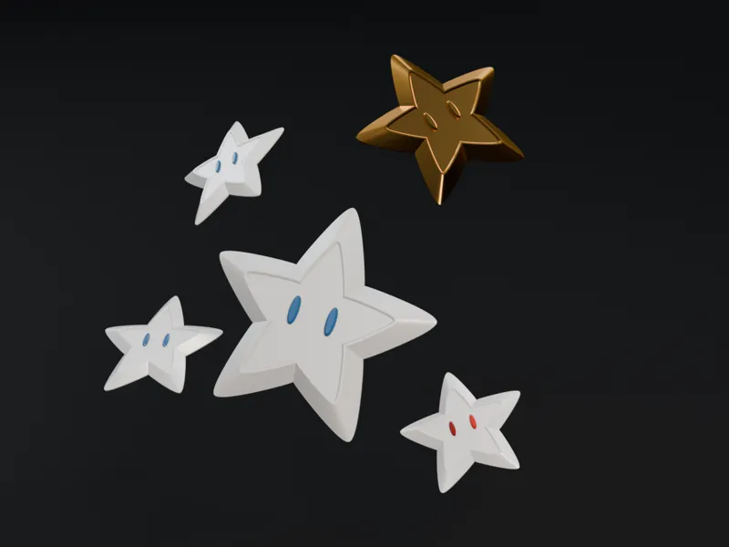 Yet another decorative star (25 mm)