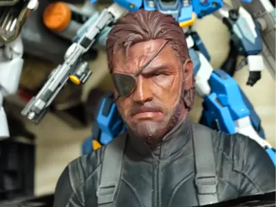 MGS5 Metal Gear bigboss bust
