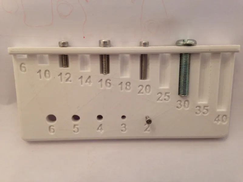 Fastener Sizing Tool