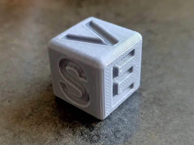 Deutscher Buchstaben-Würfel