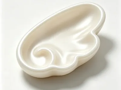 Silk Angel Wings Jewelry Storage Tray