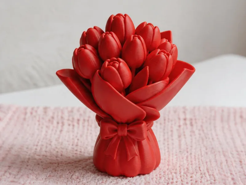 郁金香花束摆件