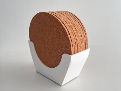 Modular Cork Coaster Holder – Parametric Stand