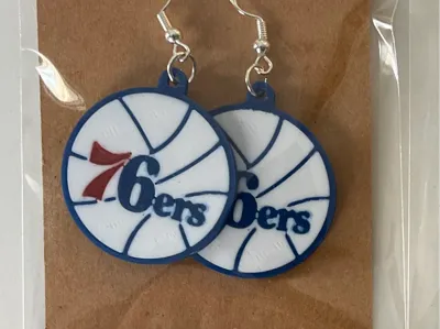 Philadelphia 76ers Earrings