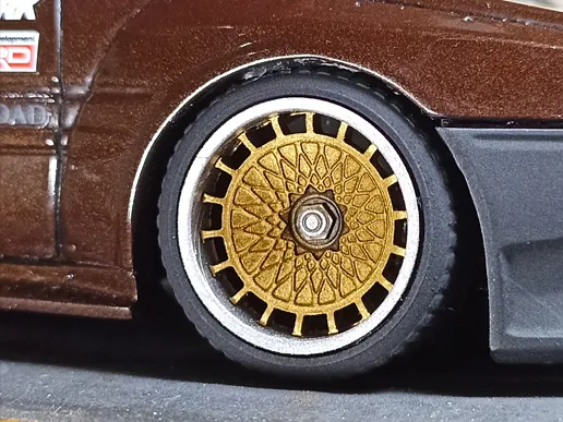 1/24 scale 17" Turbofan wheel