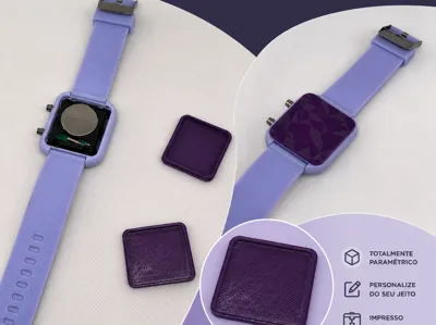 Parametric Watch Case Back / Watch Back Cover