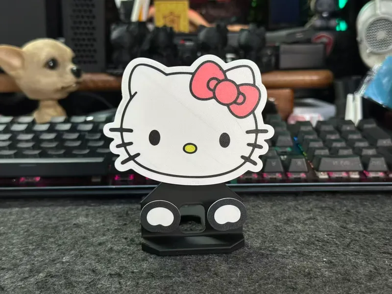 kt猫 hello kitty  手机支架 