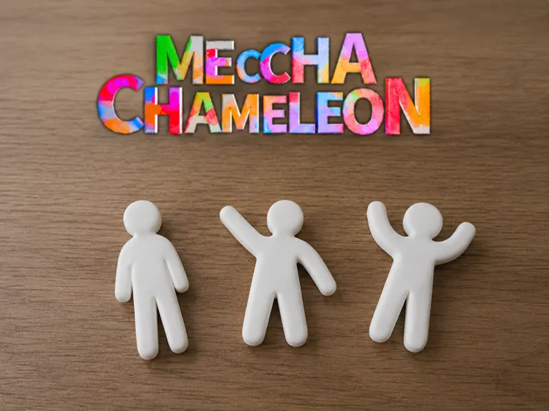 Meccha Chamaleon Figures Character (4 Poses)