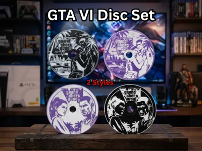 GTA 6 "Physical Edition" Replica Disc – 2 Styles