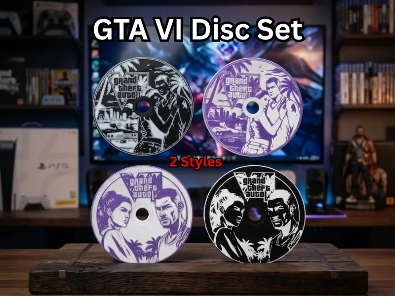 GTA 6 "Physical Edition" Replica Disc – 2 Styles