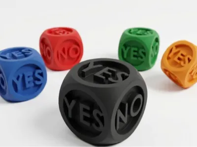 Yes/No Decision Dice Toy