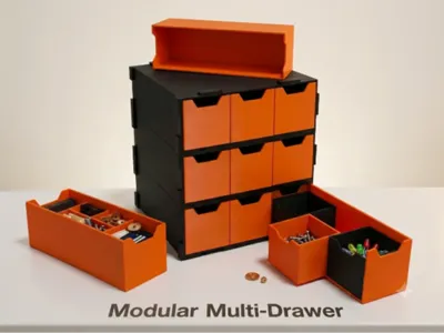 Multi-module drawer