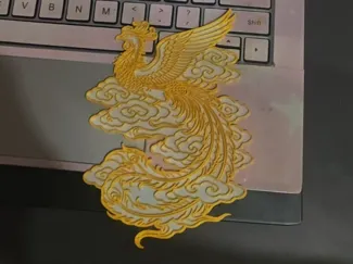 凤凰 凤舞九天 非遗电子掐丝珐琅