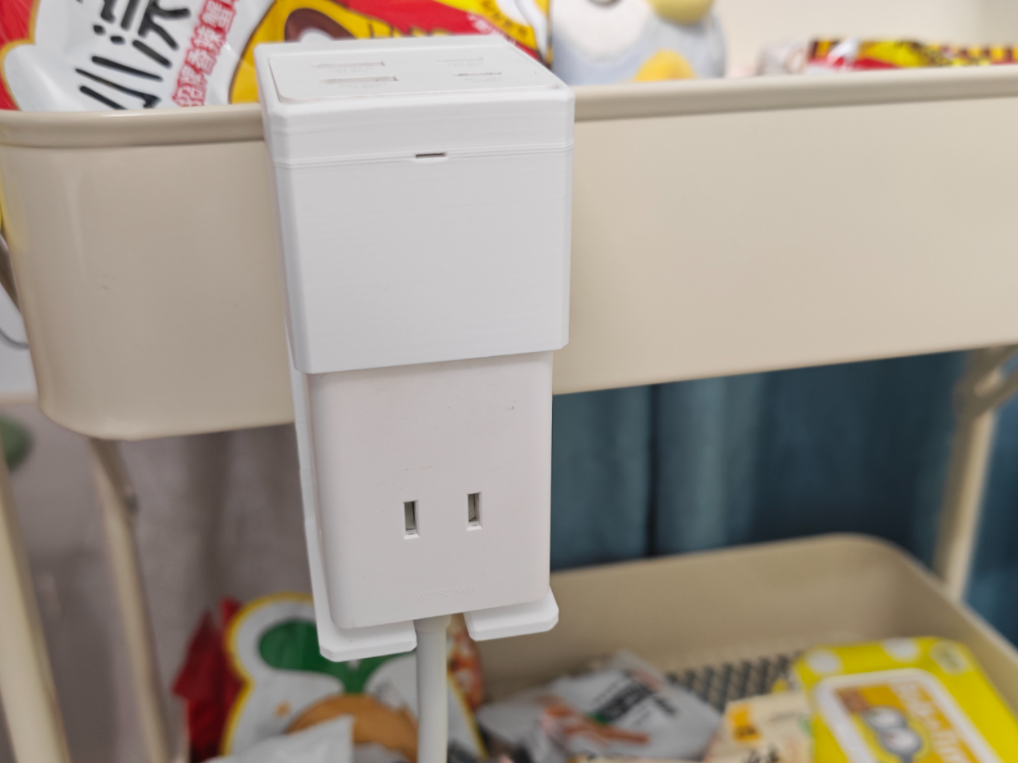 xiaomi67W插排宜家推车挂架