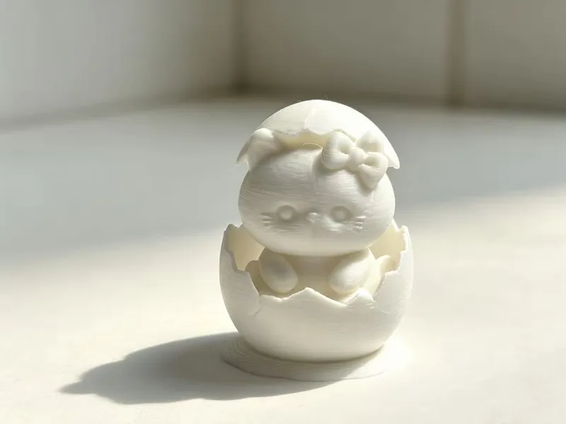 蛋壳猫 模型手办摆件