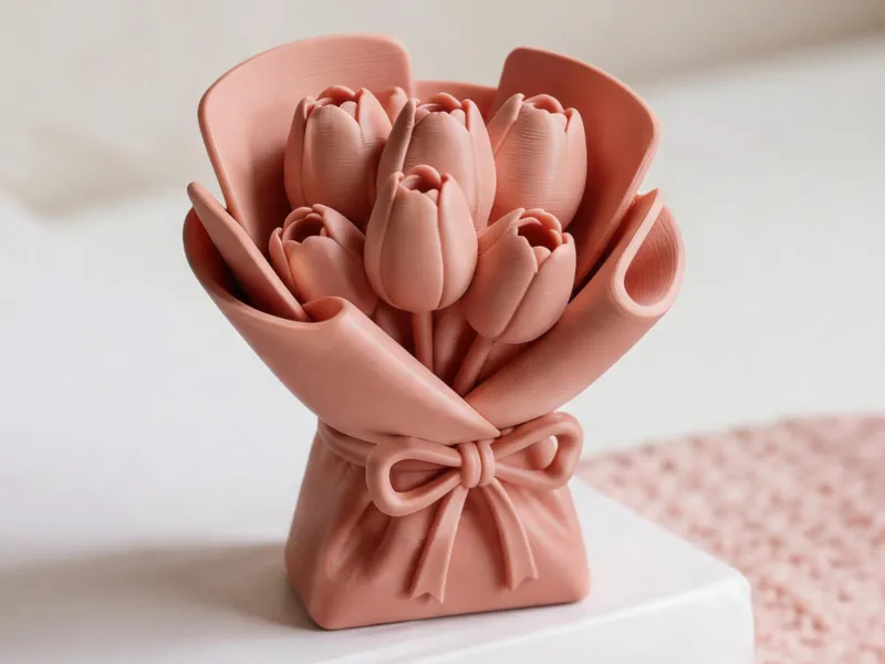 郁金香花束摆件