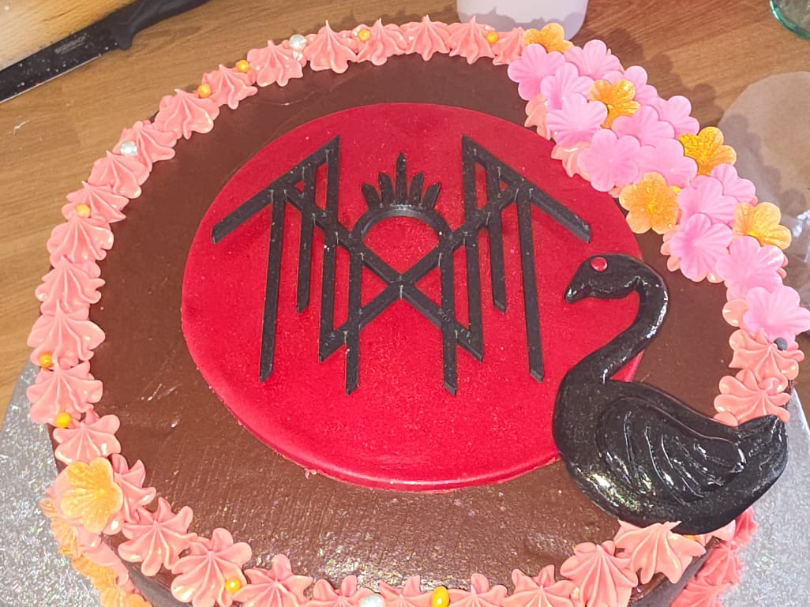 sleep token cake topper