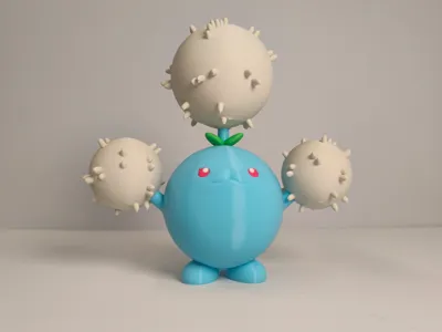 Pokemon Second Generation #0189 Jumpluff Multicolor Model
