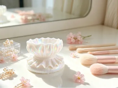 Ballet Ruffle Storage Jar
