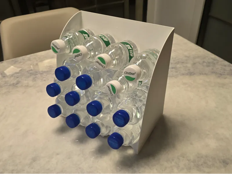 小型饮用水瓶立体置物架