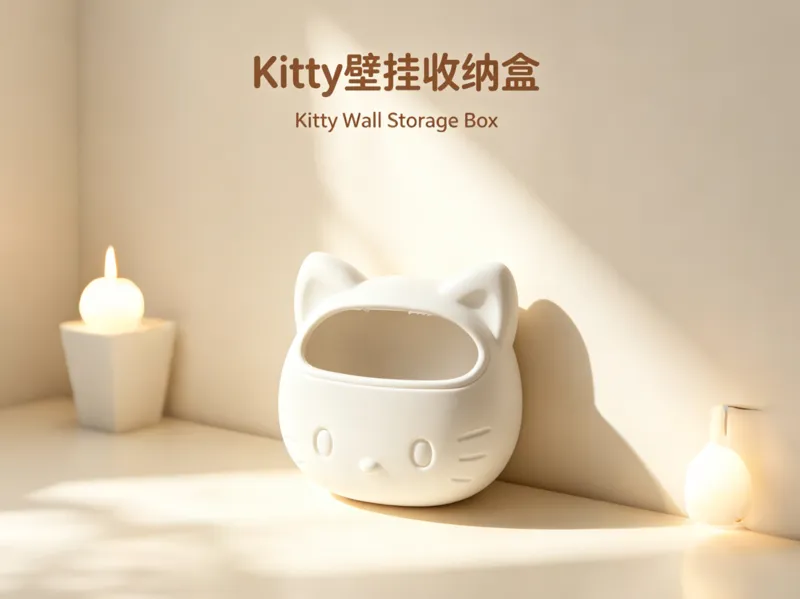 哈喽kitty猫壁挂储物盒