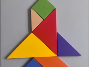 Tangram puzzle toy
