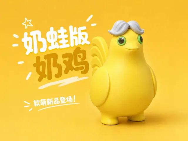 奶蛙版奶鸡（已拆件，头发可换色）