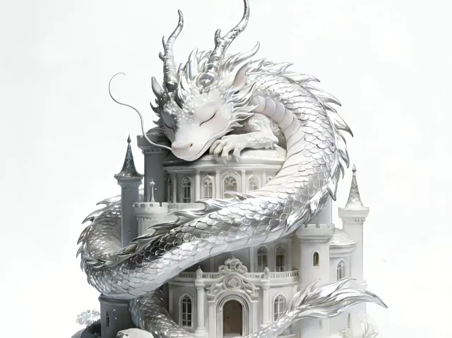盘龙，鱼缸造景