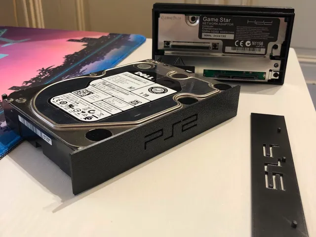 Ps2 Fat Rail Adaptateur Sata Hdd 3.5 Game Star