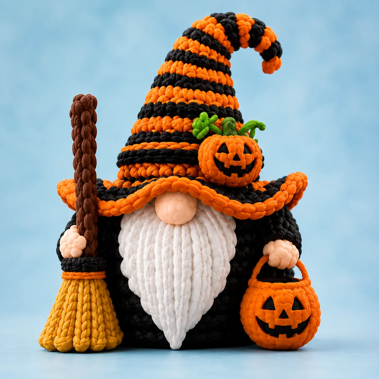 Halloween Witch Gnome – Single Color Print view 2