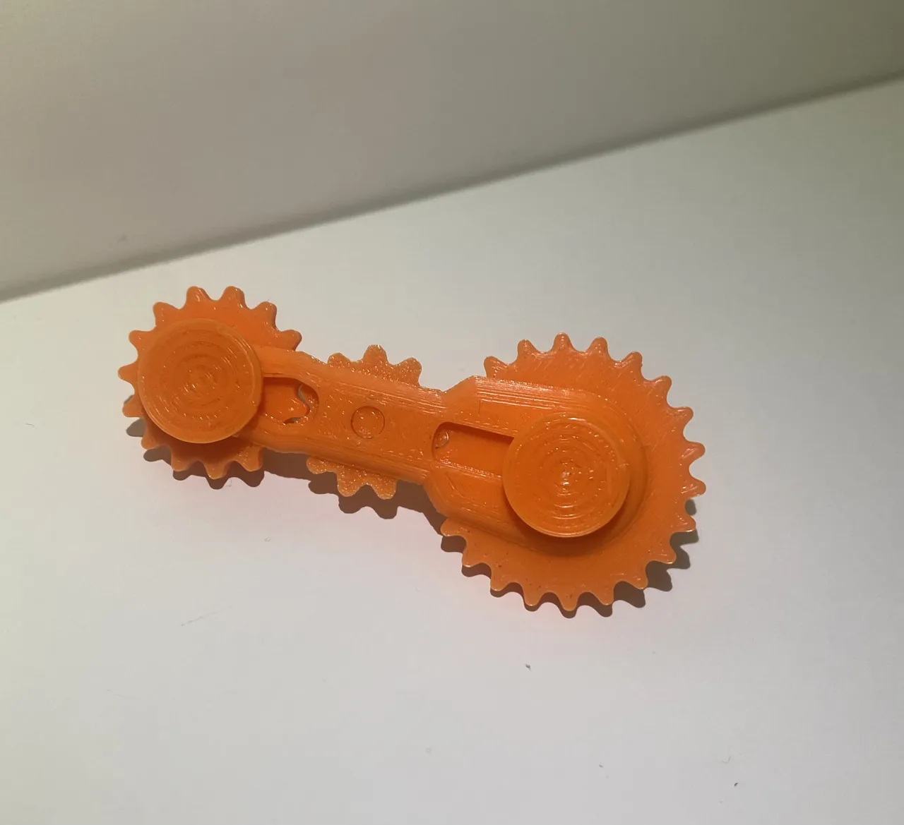 Fidget toy with gears view 2