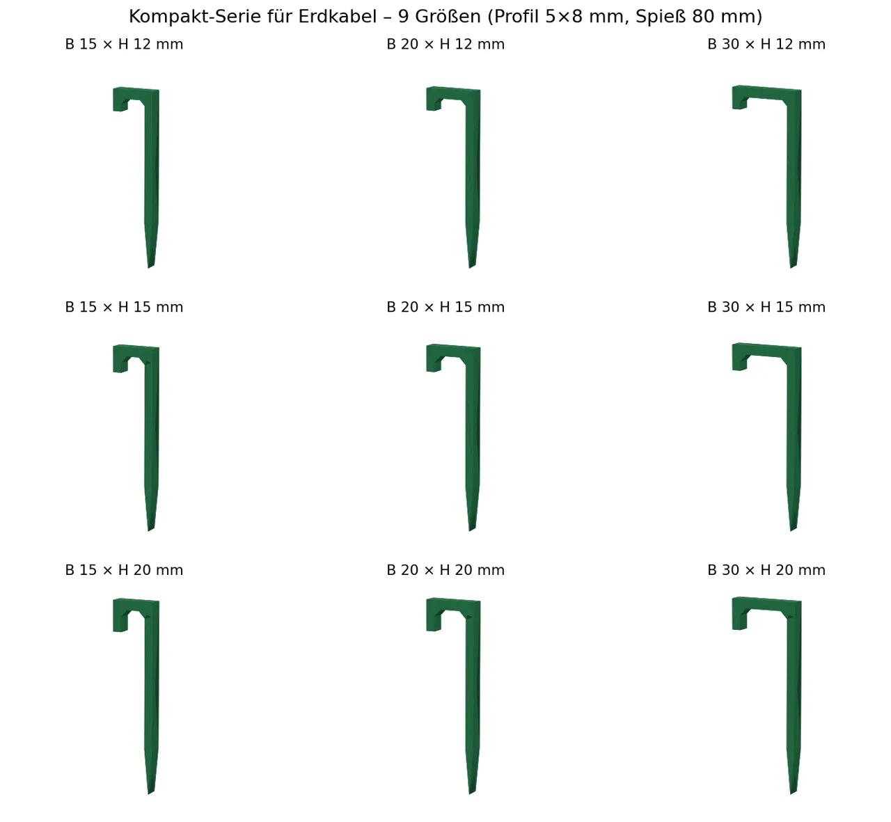 Customizable Garden Cable & Hose Stake Erdspieß view 4