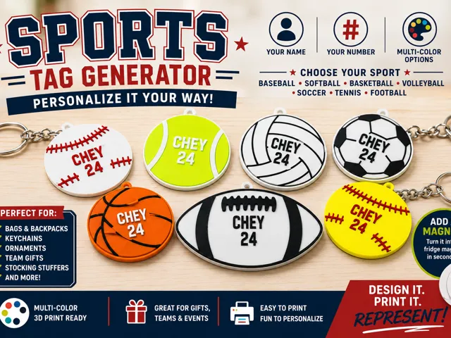 Sports Tag Generator