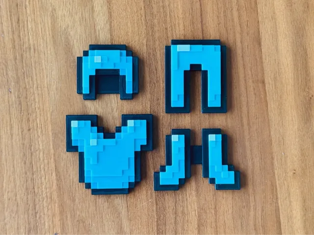 Minecraft Diamond Armor - Multicolor NO AMS