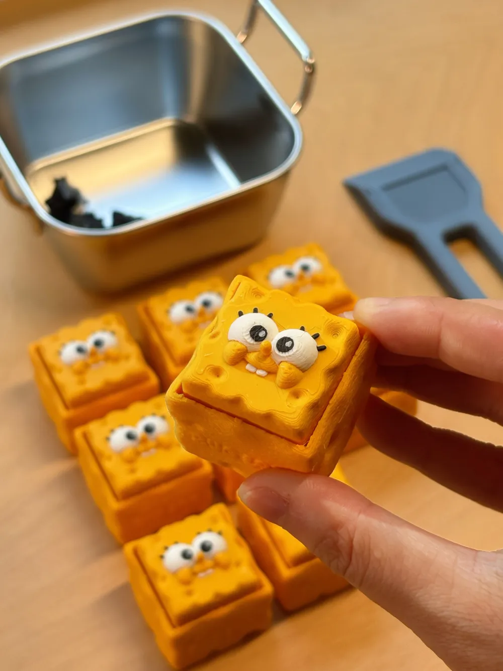Spongebob Clicker | Super fidget clicker toy! - Free 3D Print Model ...
