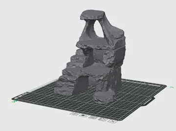 Modelo para impresión 3D: 树桩造型 爬宠小屋 躲避屋 爬缸造景 鱼缸造景 (放水里避免漂浮密度建议100%或打孔灌水) — vista de referencia 3